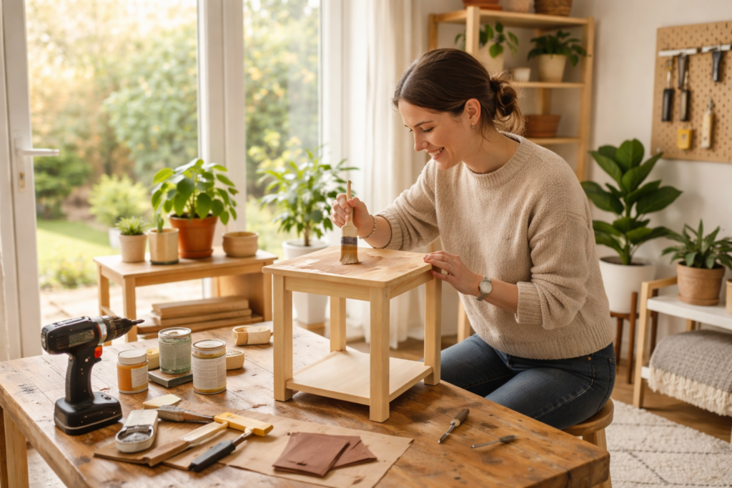 easy ways to update your home with DIY furniture painting project